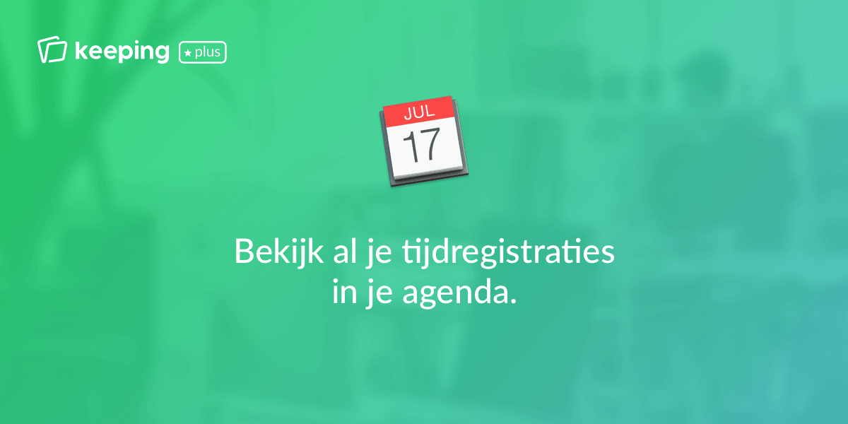 Je gewerkte uren bekijken in je agenda