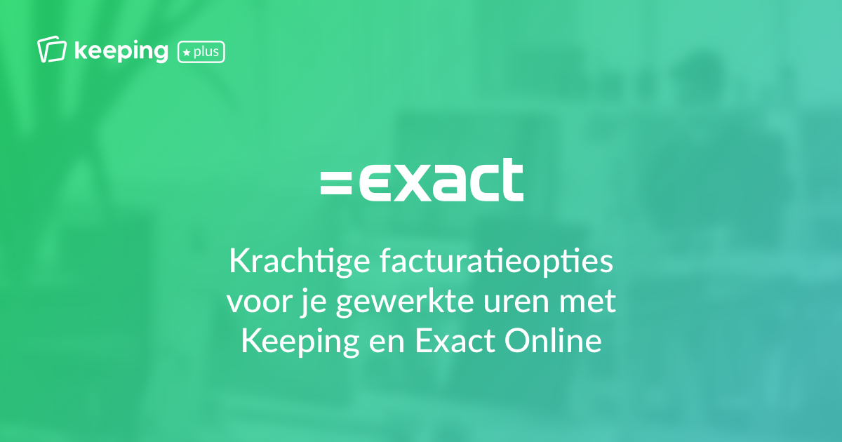 Uren factureren met Exact Online