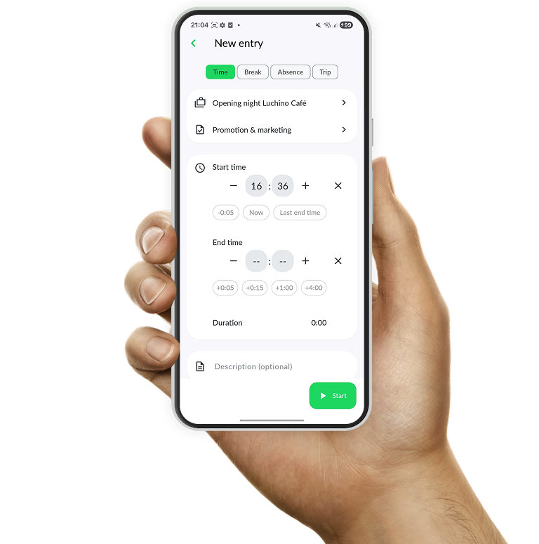 Time tracking app for freelancers with Keeping