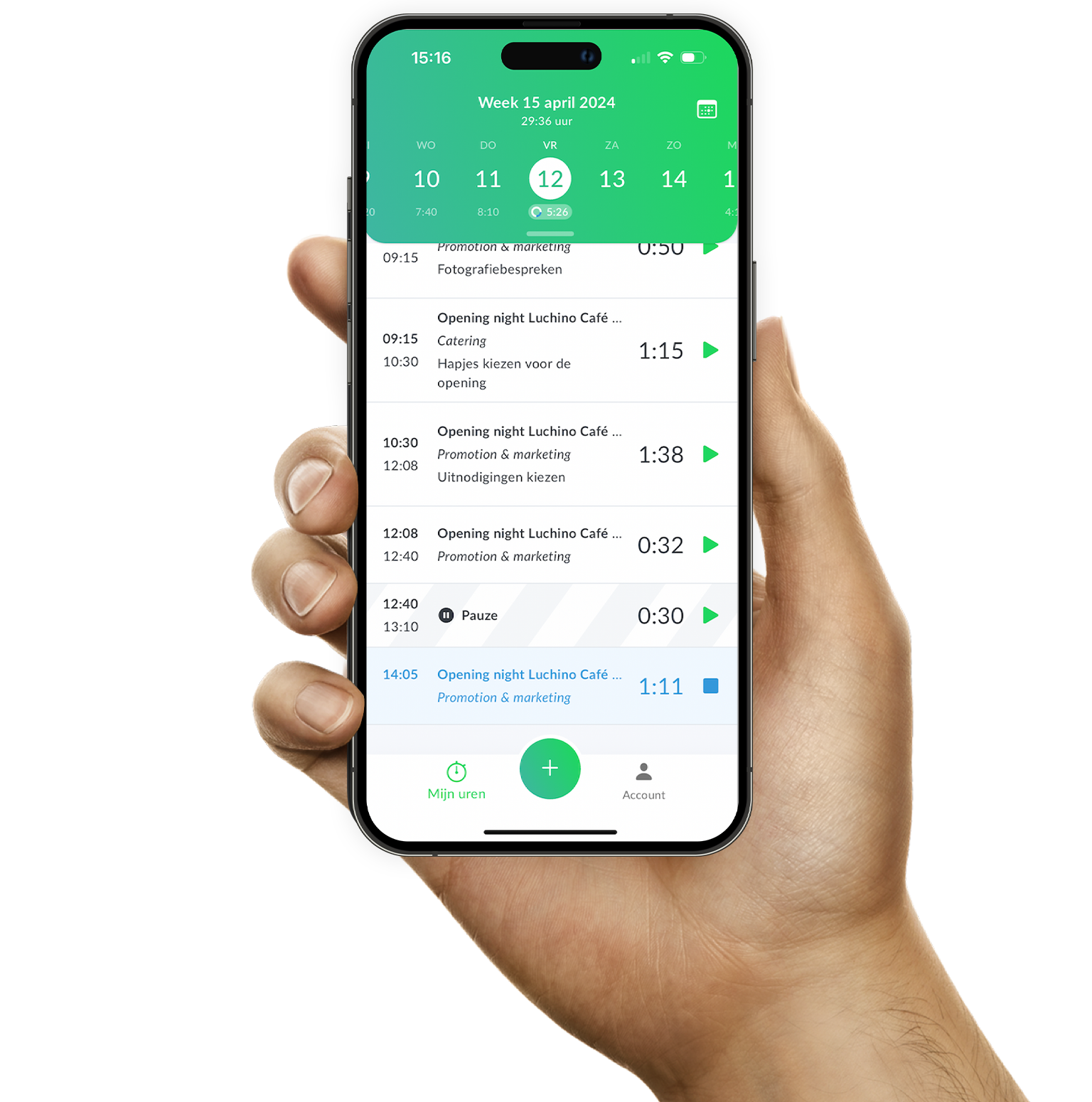 TimeChimp Urenregistratie en Projectmanagement
