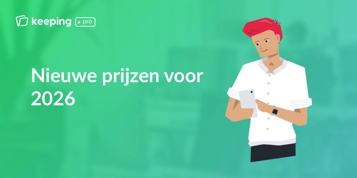 Nieuwe prijzen voor Keeping per 1 januari 2026