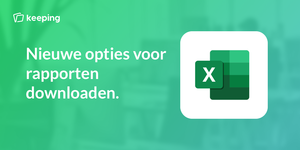 Download reports as Excel, CSV or PDF